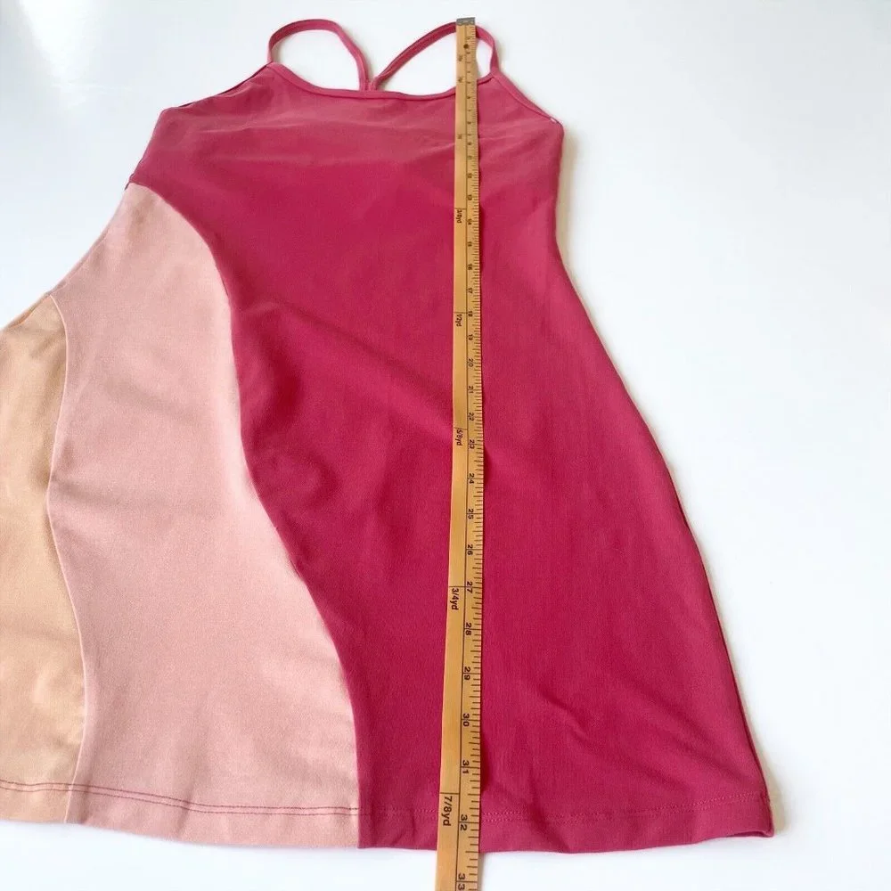 Playground Active Anthropologie Athletic Mini Dress Women's Small Pink Stretch - Picture 15 of 15